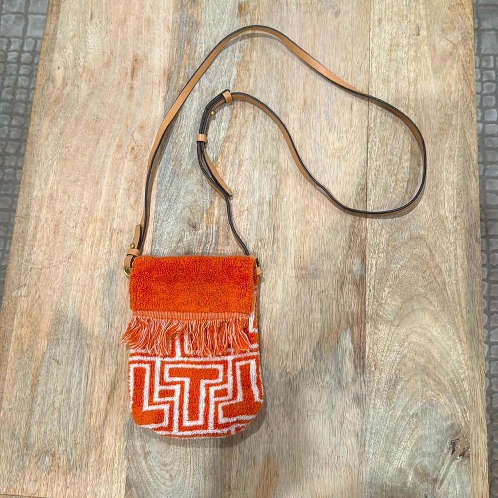Tory Burch Towel Phone Orange Crossbody
